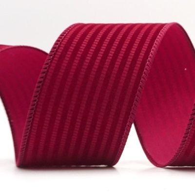 Cinta de Alambre de Terciopelo con Rayas Texturizadas_KF9606