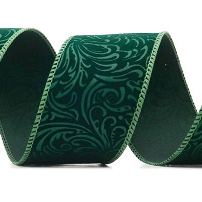 Cinta de Alambre de Terciopelo Estilo Barroco_KF9611