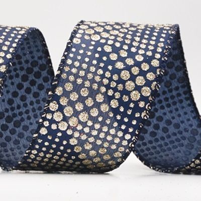 Błyszcząca wstążka w kropki na celebrację_KF9702.KF9703.KF9704.KF9705