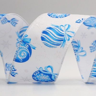 Weihnachtsornamente &amp; Schneeflocken Drahtband_KF9706.KF9707