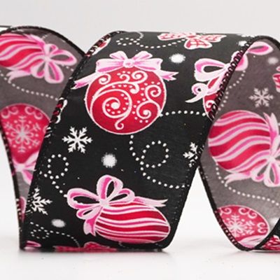 Weihnachtsornamente &amp; Schneeflocken Drahtband_KF9706.KF9707