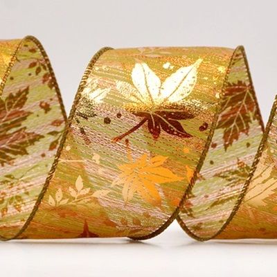 شريط سلكي لورقة القيقب الذهبية_KF9909