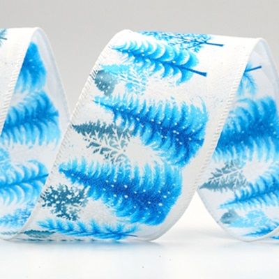 Fita de Arame de Natal com Flocos de Neve e Árvores de Inverno_KF9960.KF9961