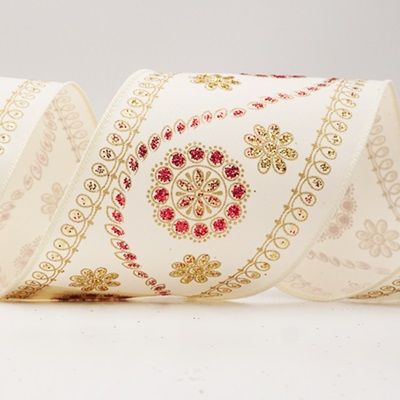 Glitter Floralis Embroideria Natalis Filum_KF9990.KF9991.KF9992