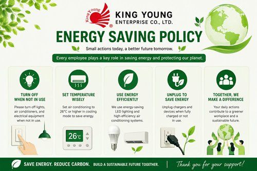 KING YOUNG ESG-enery saving policy KING YOUNG ESG-enery saving policy