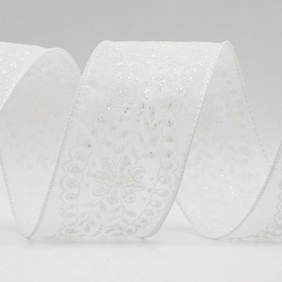 Cinta de Alambre de Vínculo de Flores Vintage_KW0024.KW0025