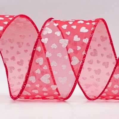 Cinta de Alambre de Corazón Pequeño Brillante Romántico_KW0032