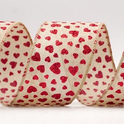 Cinta de Alambre de Corazón Pequeño Brillante Romántico_KW0035