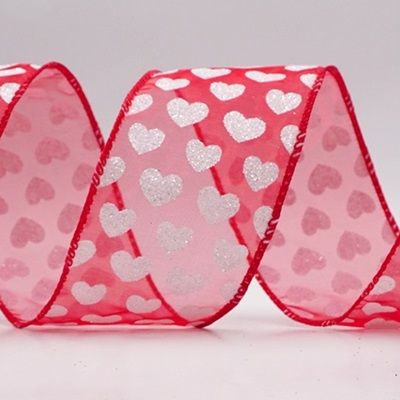 Cinta de Alambre de Corazón Brillante de San Valentín_KW0036.KW0037