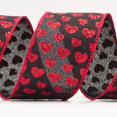 Cinta de alambre de corazón brillante de San Valentín_KW0038.KW0039.KW0040