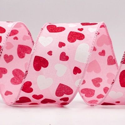 Cinta de Alambre con Diseño de Corazón Brillante_KW0041