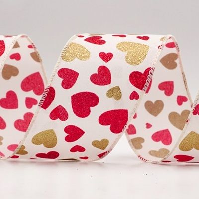 Cinta de Alambre con Diseño de Corazón Brillante_KW0043.KW0044