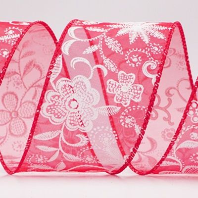 Cinta de Alambre Floral de Lujo con Brillo_KW0047.KW0048.KW0049.KW0050