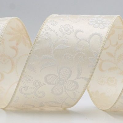 Cinta de Alambre Floral de Lujo con Brillo_KW0047.KW0048.KW0049.KW0050