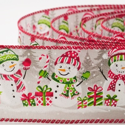 Nastro in Rame con Stampa di Carota Carina per le Feste_KW0247.KW0248