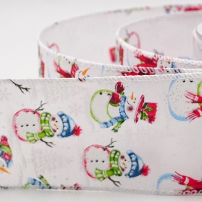 Nastro Festivo di Inverno Pupazzo di Neve_KW0321.KW0322