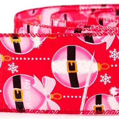 Ho Ho Ho Weihnachtsmann-Anzug Feiertagsband_KW0327.KW0328