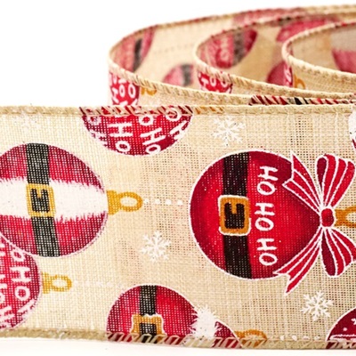 Ho Ho Ho Weihnachtsmann-Anzug Feiertagsband_KW0327.KW0328