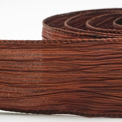Lebendige metallische Liniengewebte Schleife_KW0355