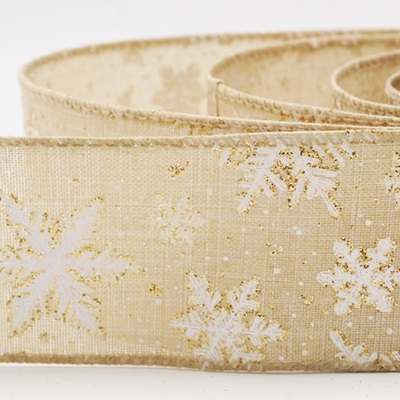 Cinta de Alambre con Patrón de Copos de Nieve Brillantes_KW0370.KW0371.KW0372.KW0373