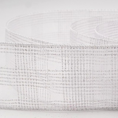 Classic Plaid Check Wired Ribbon_KW0464.KW0465.KW0466.KW0467.KW0468