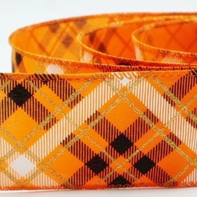 Fita aramada xadrez tartan diagonal para festas_KW0493.KW0494