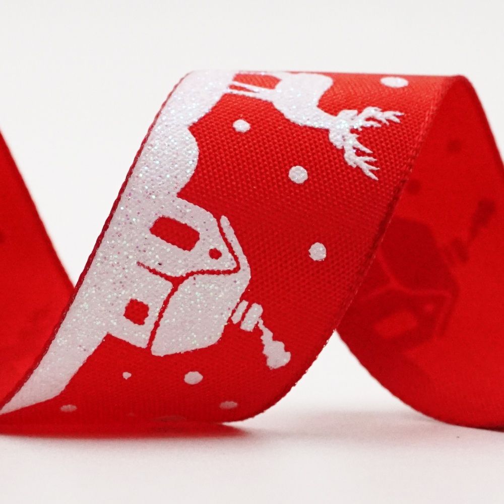 Reindeer & Santa’s Home Ribbon Reindeer & Santa’s Home Ribbon