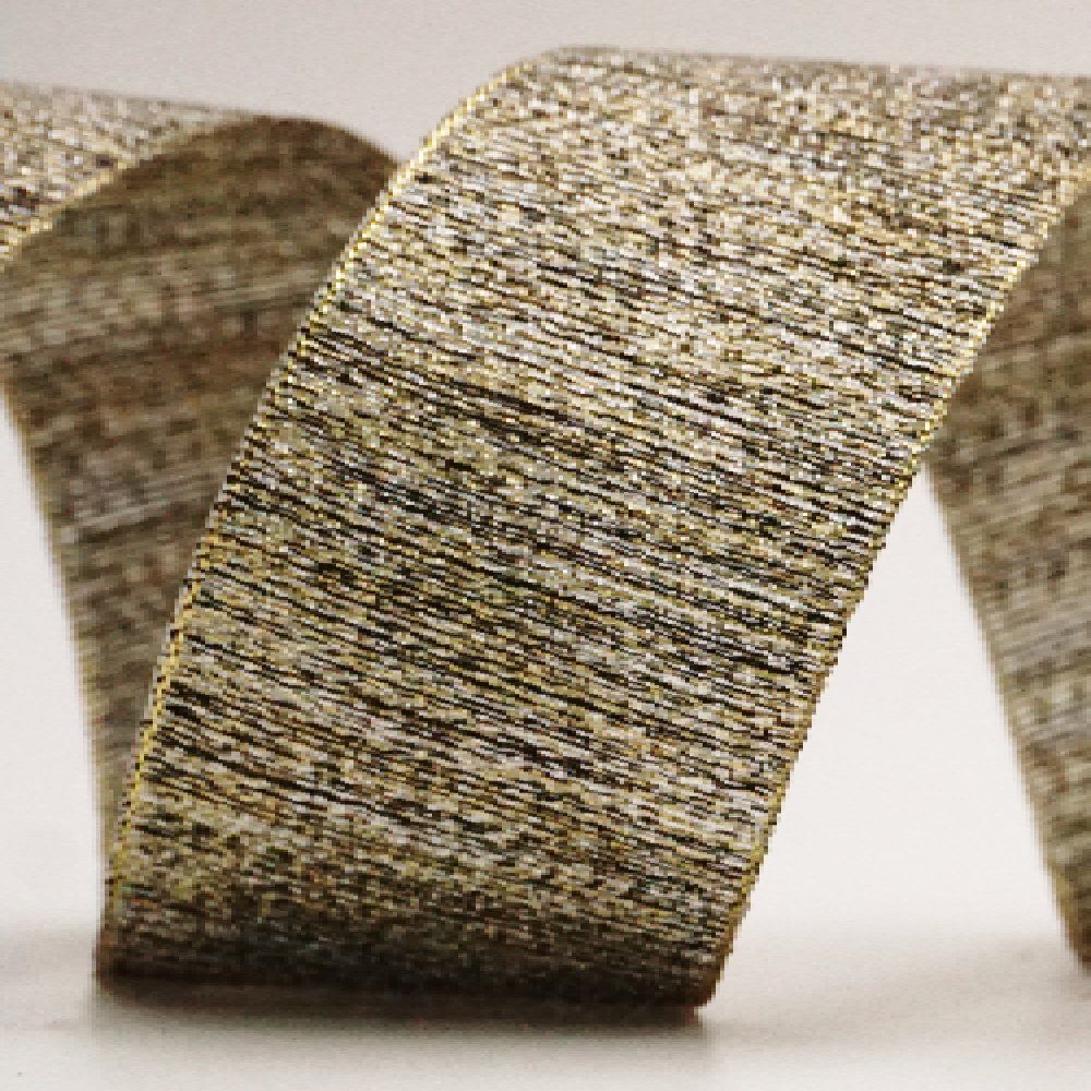 Kimalteleva kultainen &amp; hopeinen metallinauha