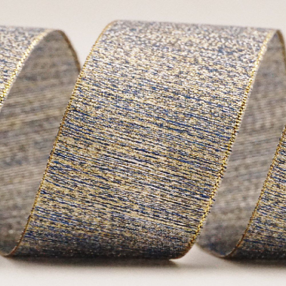 Kimalteleva kultainen &amp; hopeinen metallinauha