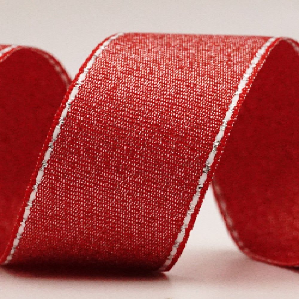 Glanzend Lint met Zijkant Stiksel