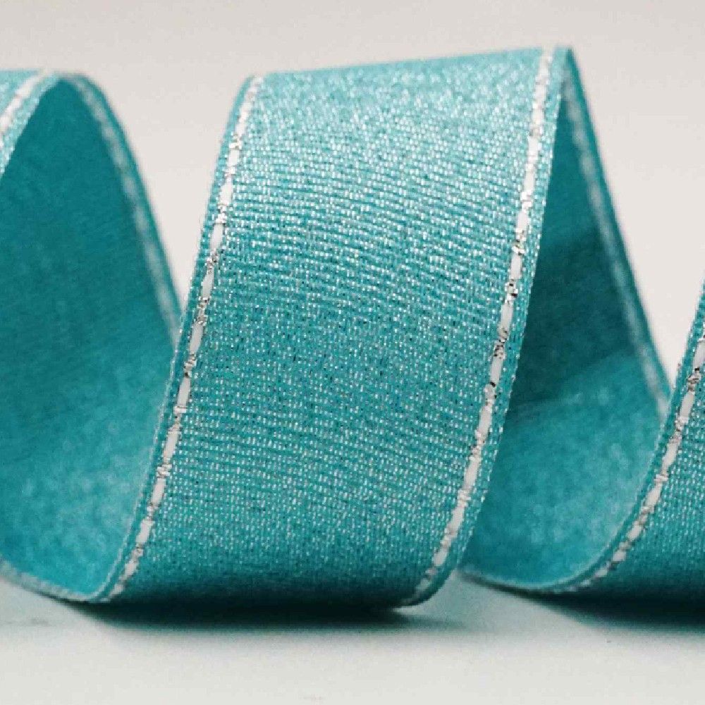 Glanzend Lint met Zijkant Stiksel