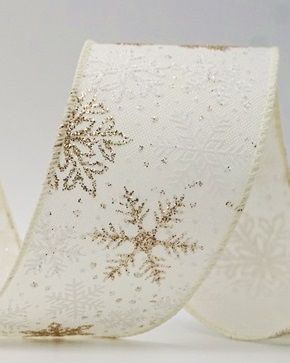 Snowflake Shimmer Ribbon