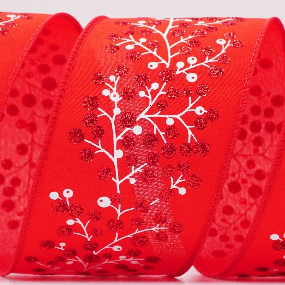 Sparking Red Berries Ribbon