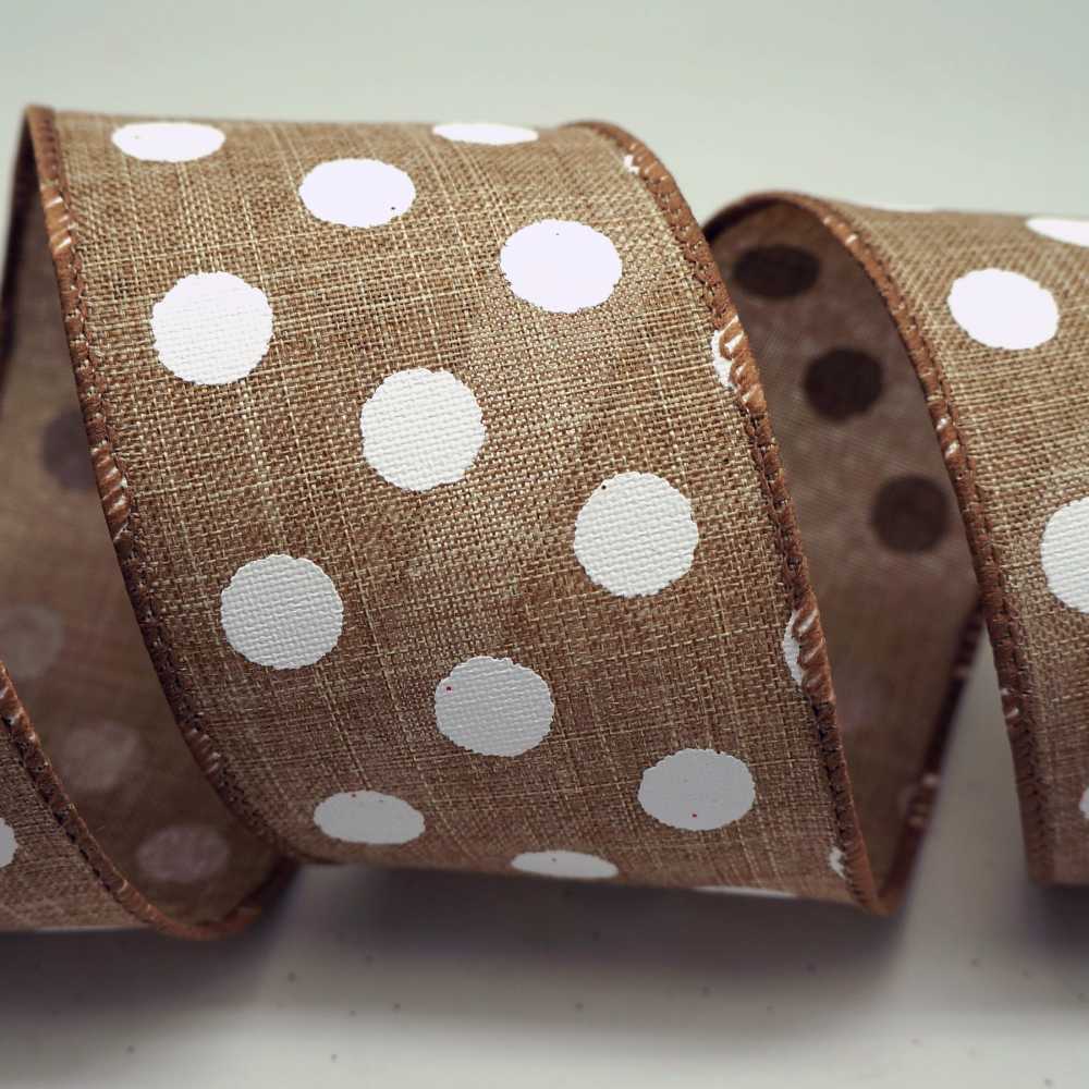 Fita de Bolinhas Brancas