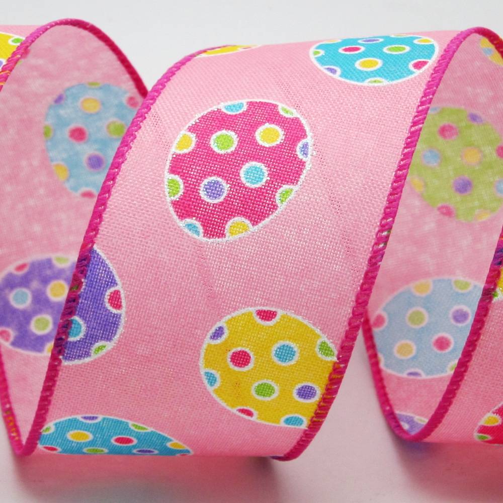 Polka Dotted Easter Eggs Ribbon