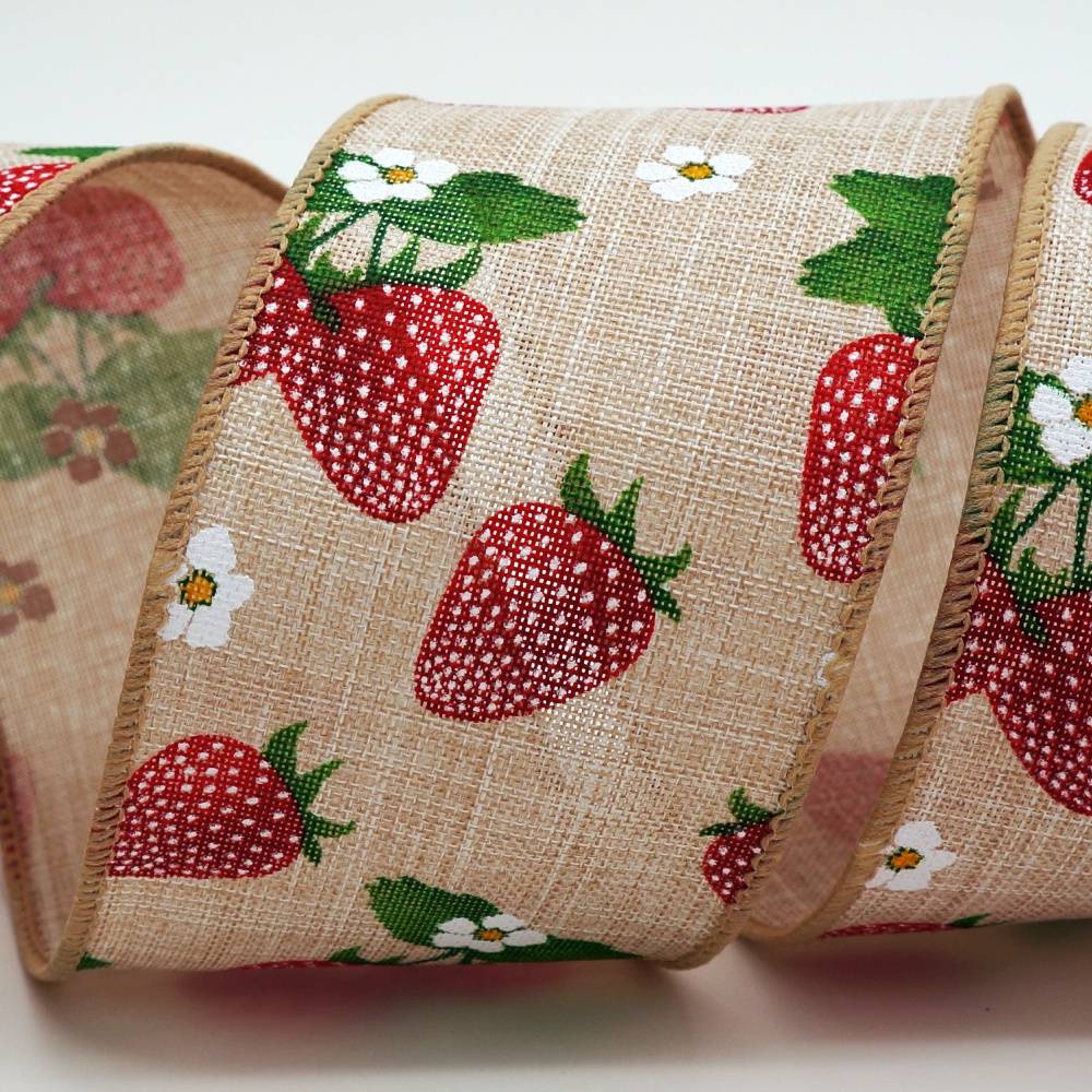 Sweet Strawberries Ribbon