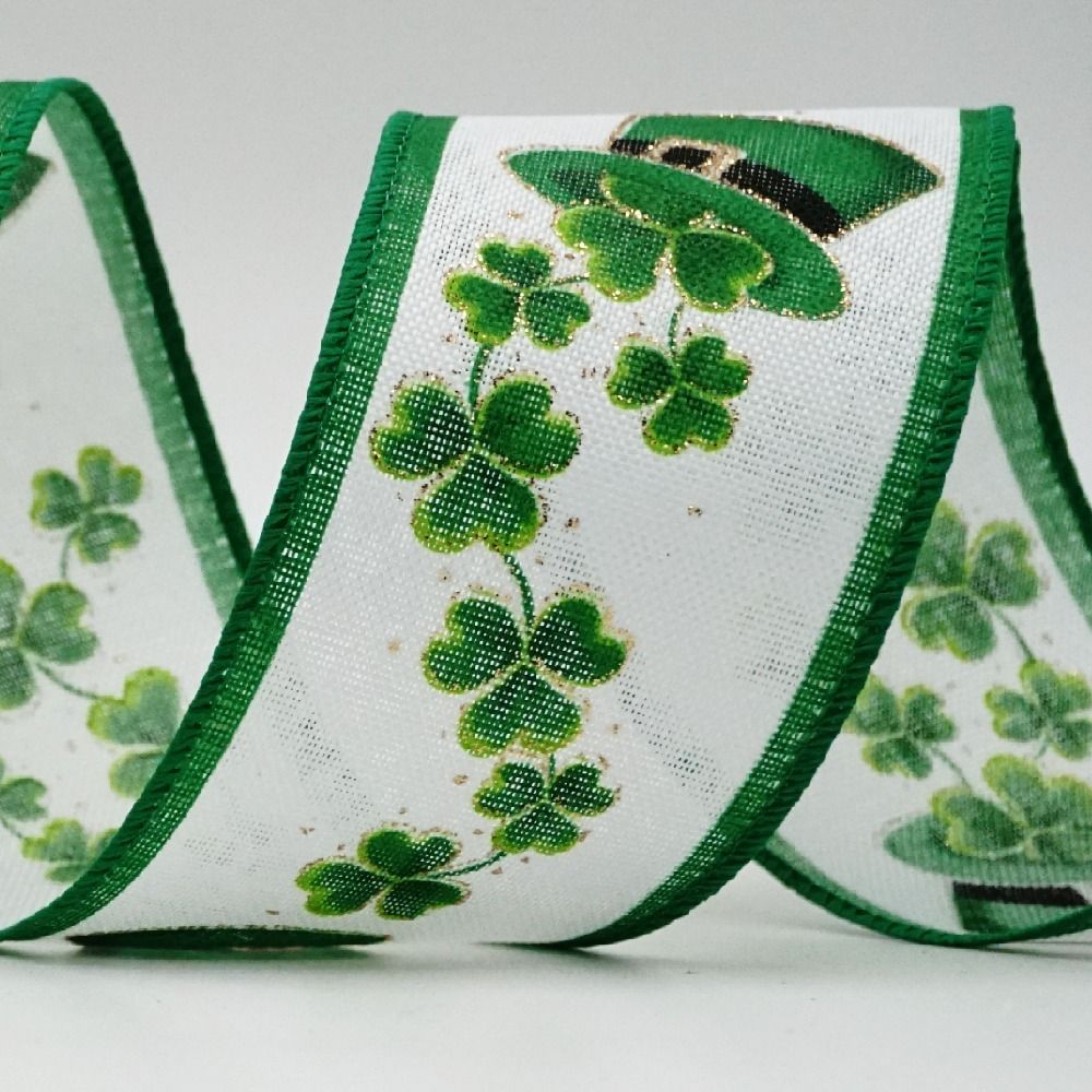 Chapeau et Ruban Trèfles de St. Patrick