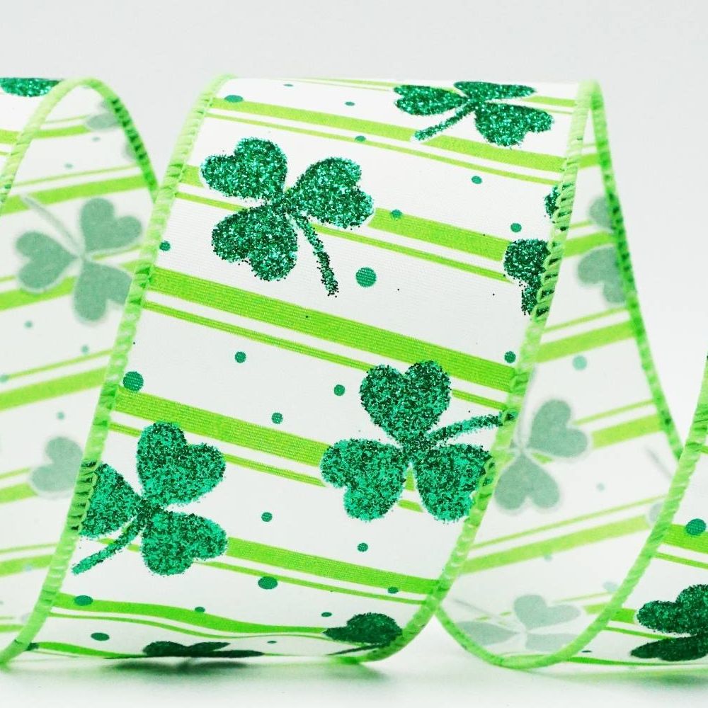 St. Patrick's Day Wired Ribbon
