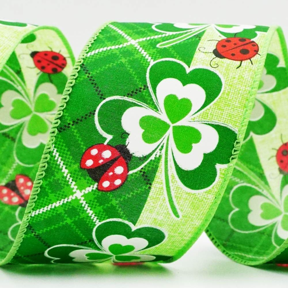 St. Patrick's Day Wired Ribbon