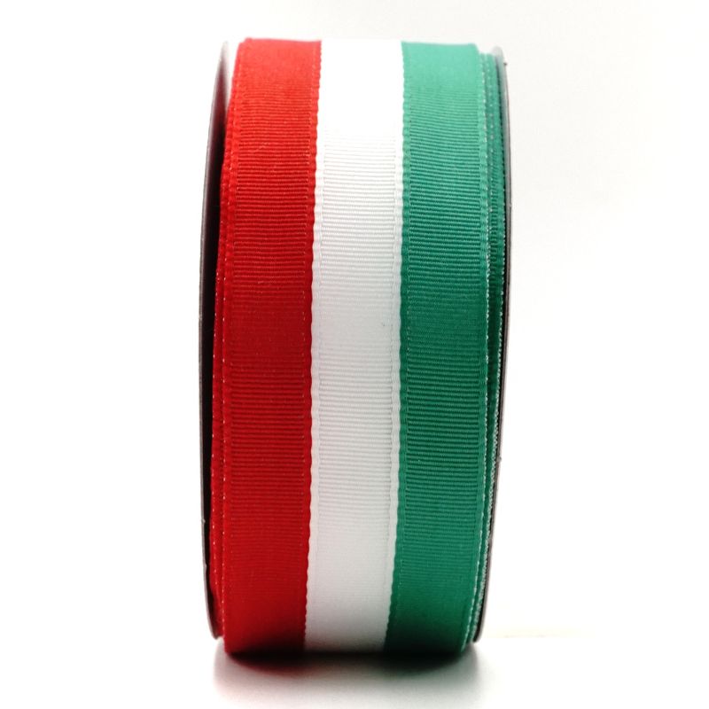 Tri-color Striped Patriotic Ribbon