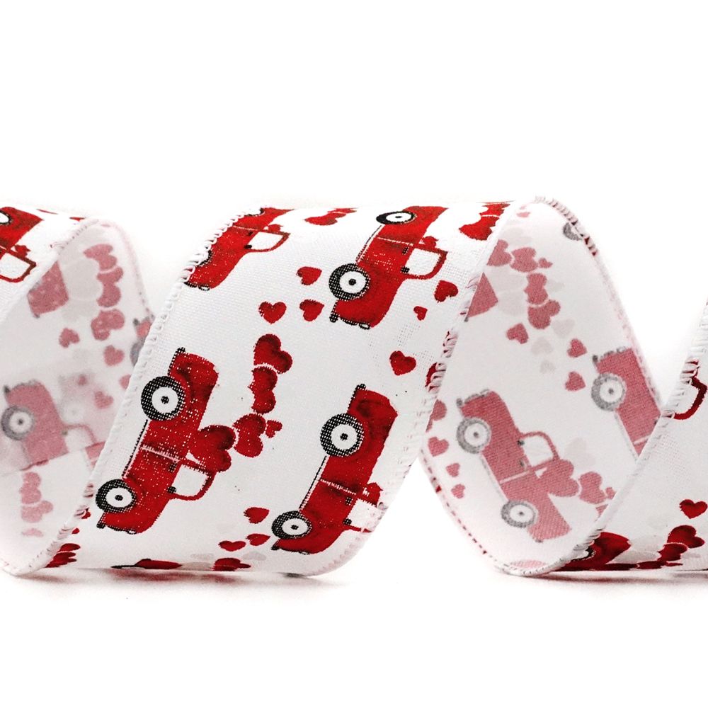 Wstążka z ciężarówką na Walentynki