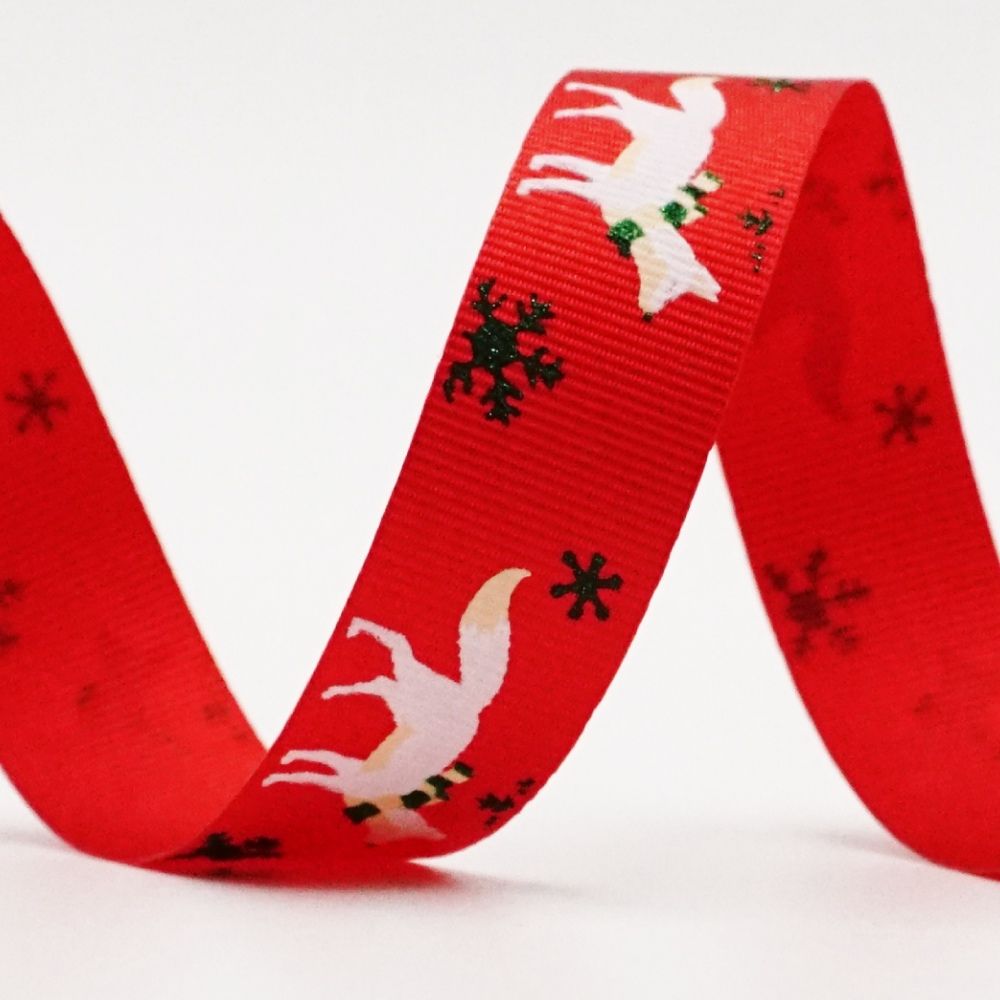 Winter Wolf Ribbon, Holiday Ribbons, Wholesale Ribbon Manufacturer