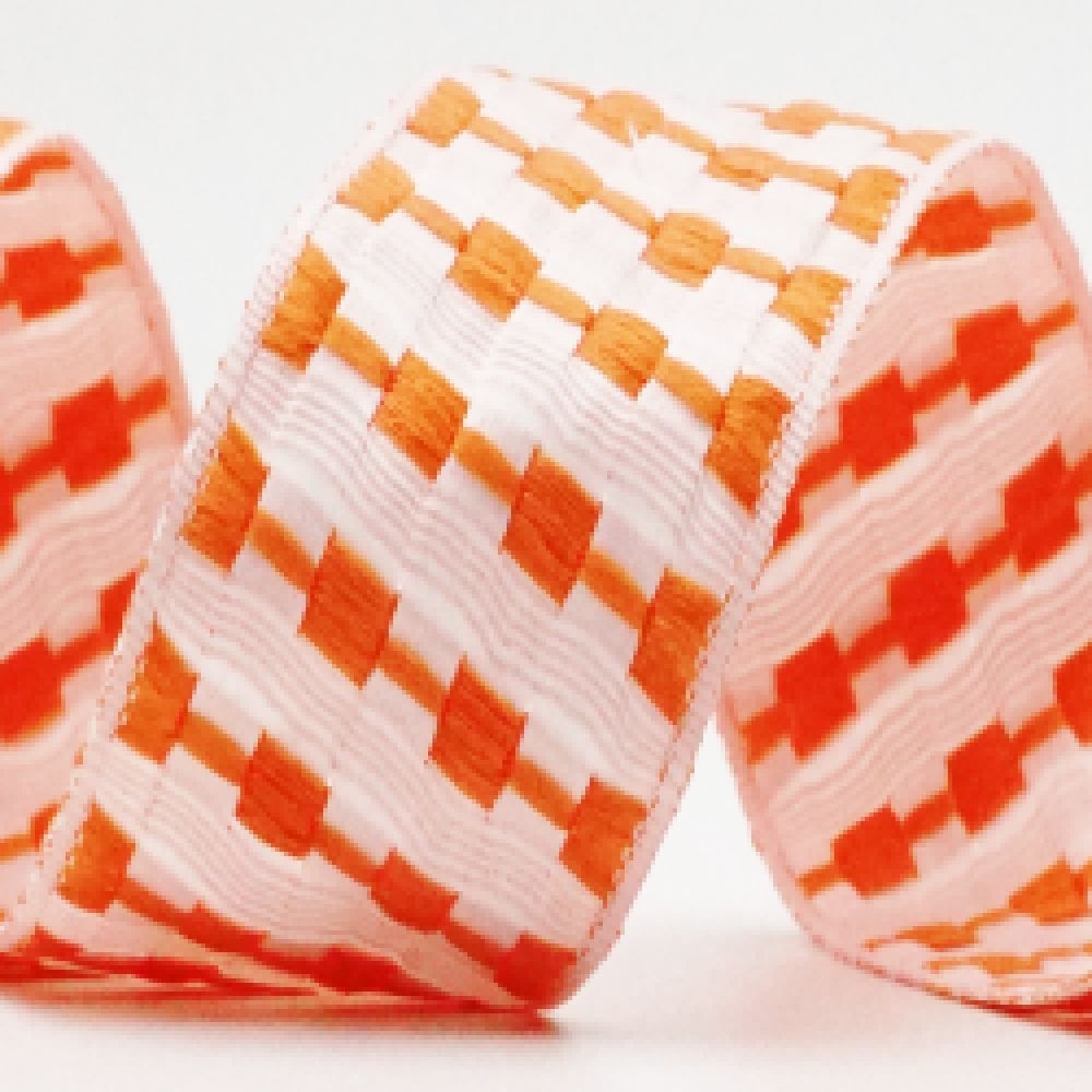 Woven Checkerboard Ribbon